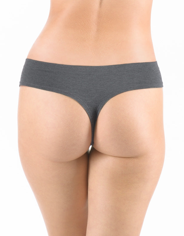 Wide Waist Bamboo Thong