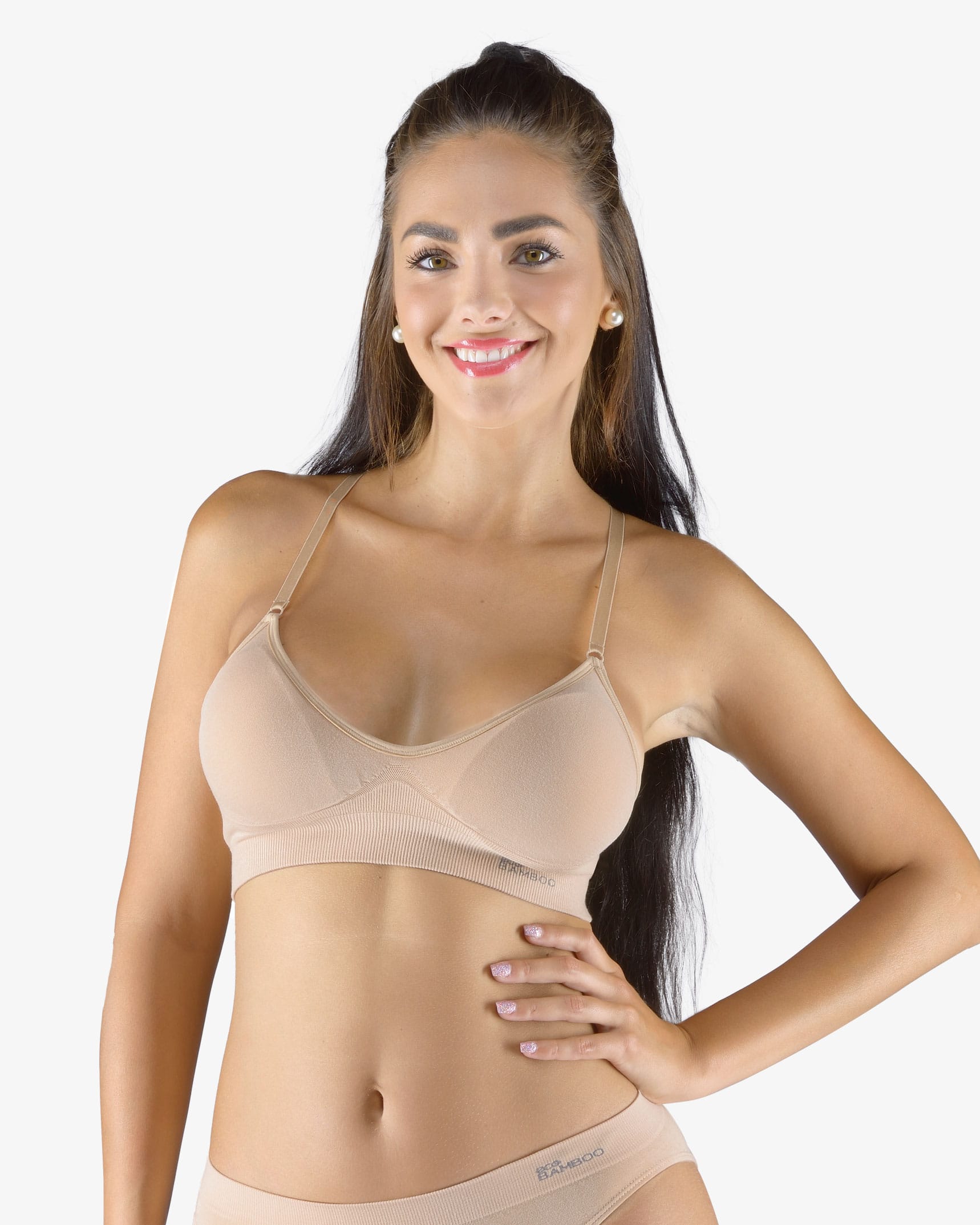 Padded Bamboo Bra with adjustable straps